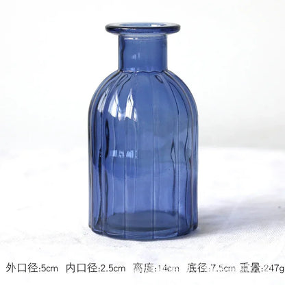 Modern Decorative Small Fresh Flower Glass Tabletop Vases
