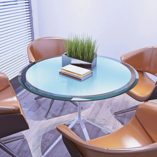 28" Round Tempered Glass Table Top