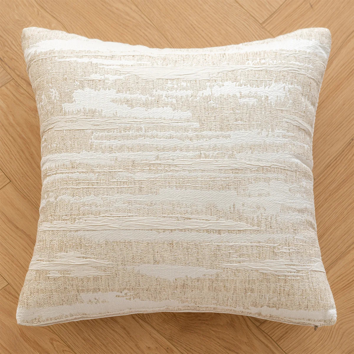 French Style Luxury Throw Pillow Cover - Black Floral Damask on Gold with Ruffled Edge, french style pillow cover for sofa or chair