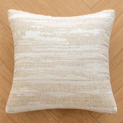 French Style Luxury Throw Pillow Cover - Black Floral Damask on Gold with Ruffled Edge, french style pillow cover for sofa or chair