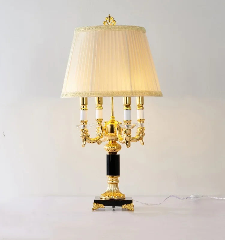 High Quality Modern Table/Floor Lamp~Black/White Lampshade