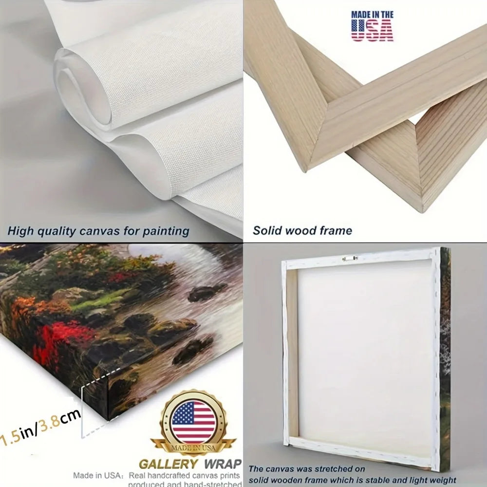 NYC Skyline Canvas Poster Wall Decor