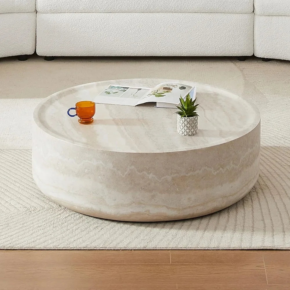 Elegant & Luxurious Round Center Cocktail Table