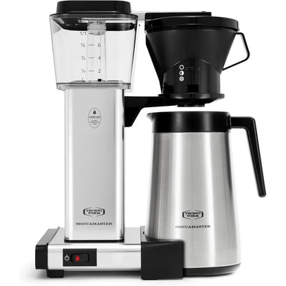 European Style Coffee Brewer w/40 oz Stainless Steel Thermal Carafe
