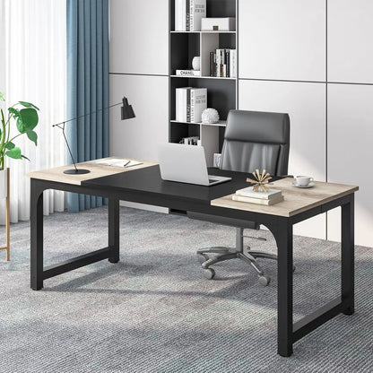 Stylish & Spacious Large Computer Desk for Home Office