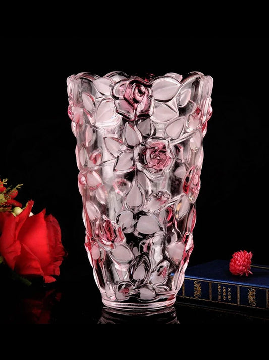 Luxury European Style Crystal Glass Tabletop Vase