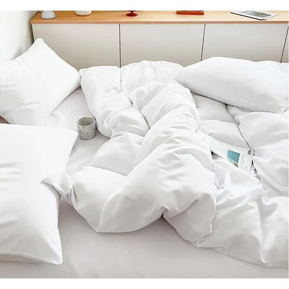 Luxury Hotel Collection Ultra-Soft Lightweight Queen Comforter Set styled with accent pillows, demonstrating a refined bedroom aesthetic.
