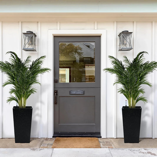 Stylish Tall Indoor/Outdoor Rectangular Planters(Set of 2)