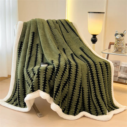Luxury Thick Plush Reversible Throw Blanket         
