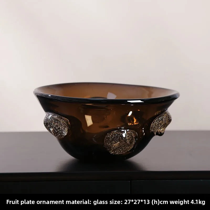 Artistic view of the Coffee Art Glass Nordic Vase highlighting its sleek design as a modern glass vase for decor.
