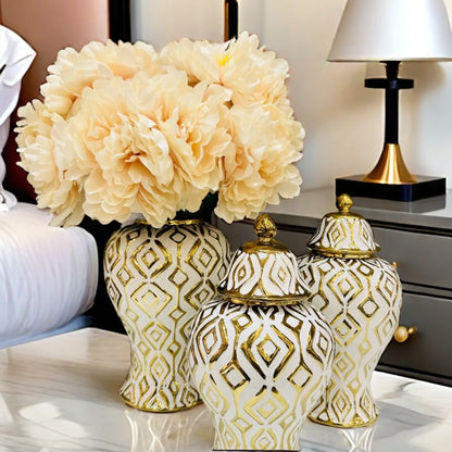 Decorative Ceramic Tabletop Universal Jar/Flower Vase