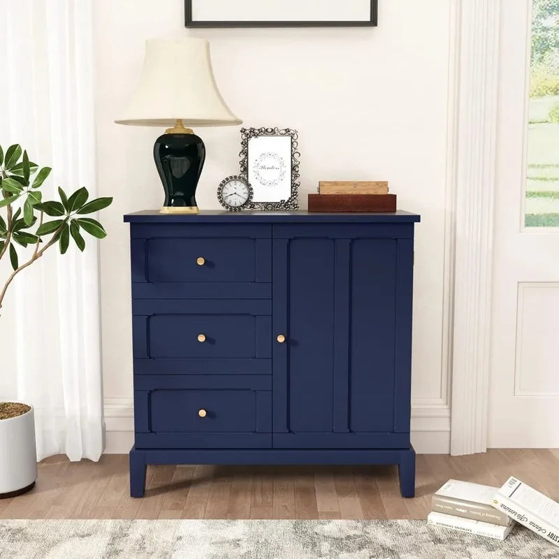 Sideboard/Wooden Storage Cabinet w/Three Drawers