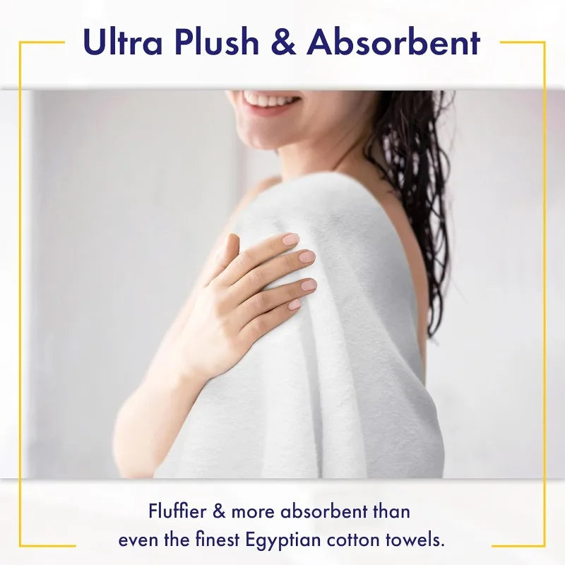 Ultra Plush Bamboo Viscose Bath Towels ~ 6 Piece Set