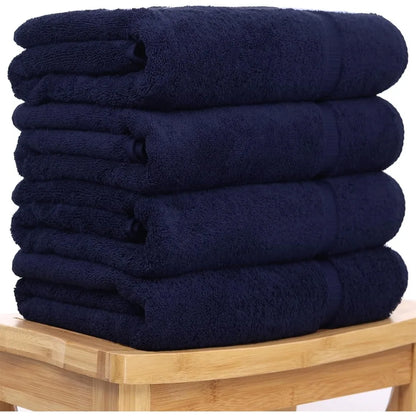 Luxurious Extra Thick & Plush 100% Cotton Towels ~ Set of 4 