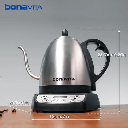 1L Digital Variable Temperature Gooseneck Electric Kettle