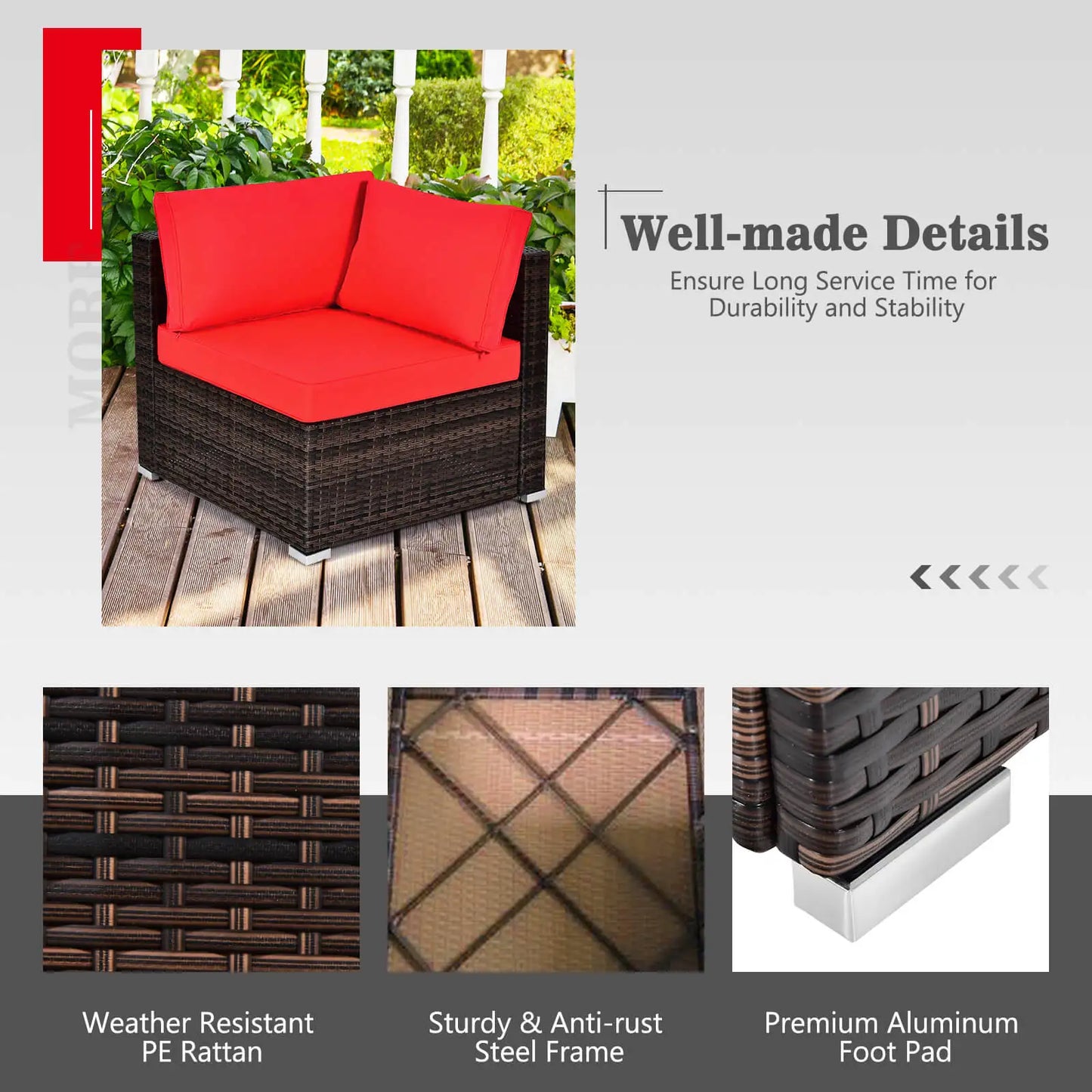 7-pc Patio Set-Gas Fire Pit Table