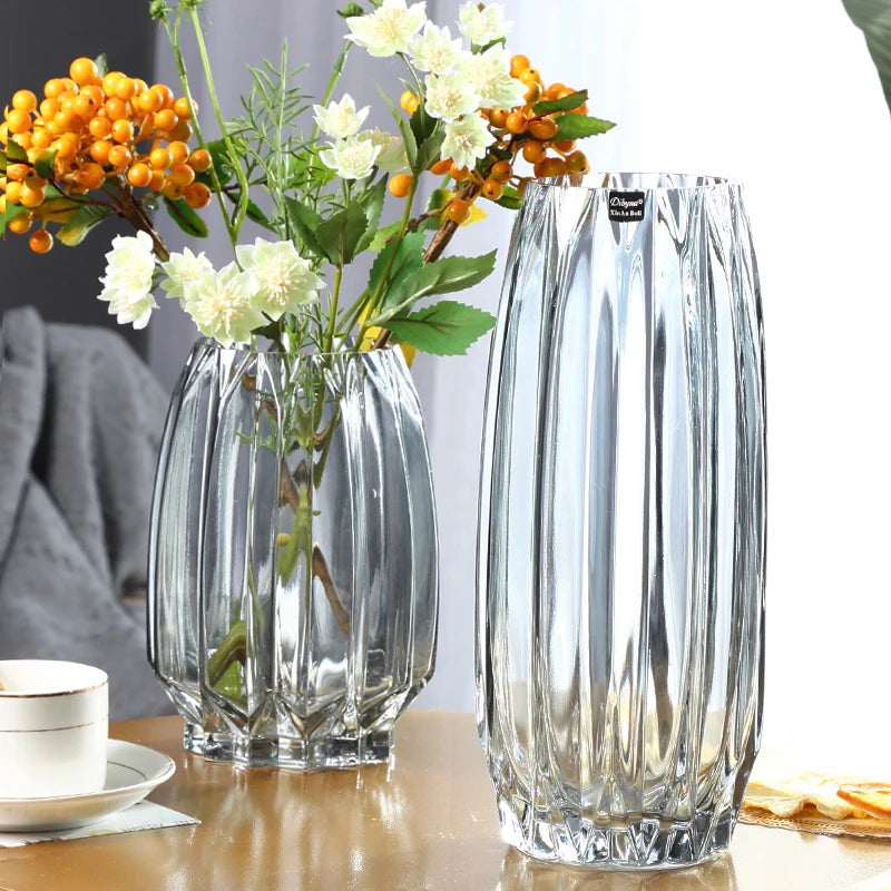 Exquisite Beautiful & Simple Glass Flower Vase 