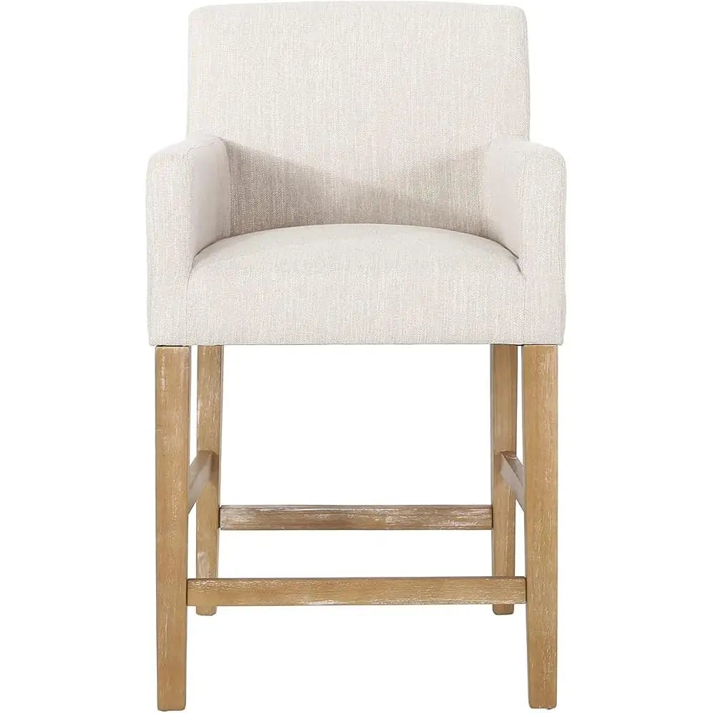 Contemporary Upholstered Counter Stools ~ Set of 2