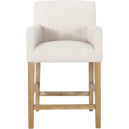 Contemporary Upholstered Counter Stools ~ Set of 2
