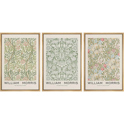 Framed Canvas Ink Print Wall Art Set