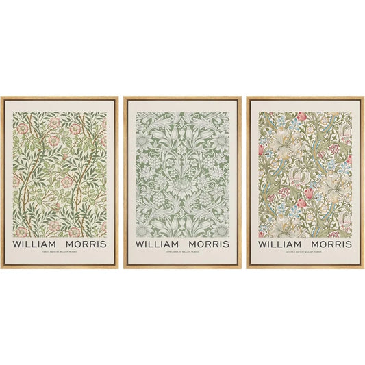 Framed Canvas Ink Print Wall Art Set