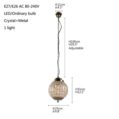 Luxurious Vintage Royal Empire Ball Crystal Chandelier - Vintage crystal chandelier that enhances the beauty of modern living spaces.