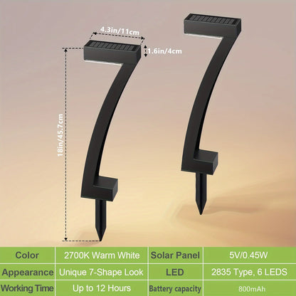 6/12 Pack Bright Solar Outdoor Pathway Lights