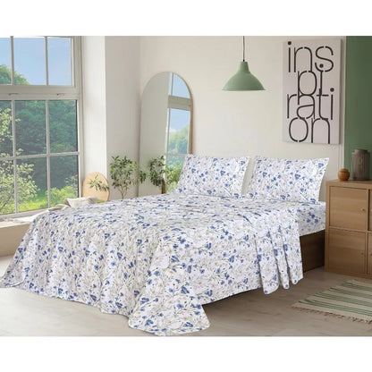 Hotel Quality 100% Cotton Perfect Floral Bed Sheets   