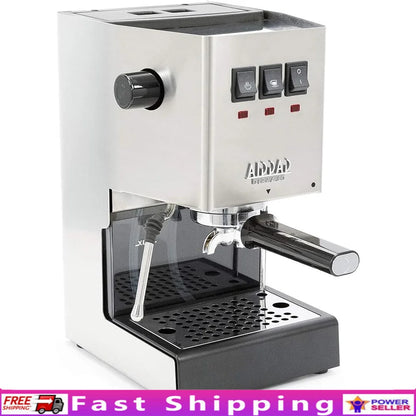 Commercial 9 Bar Pressure Stainless Steel Espresso Machine
