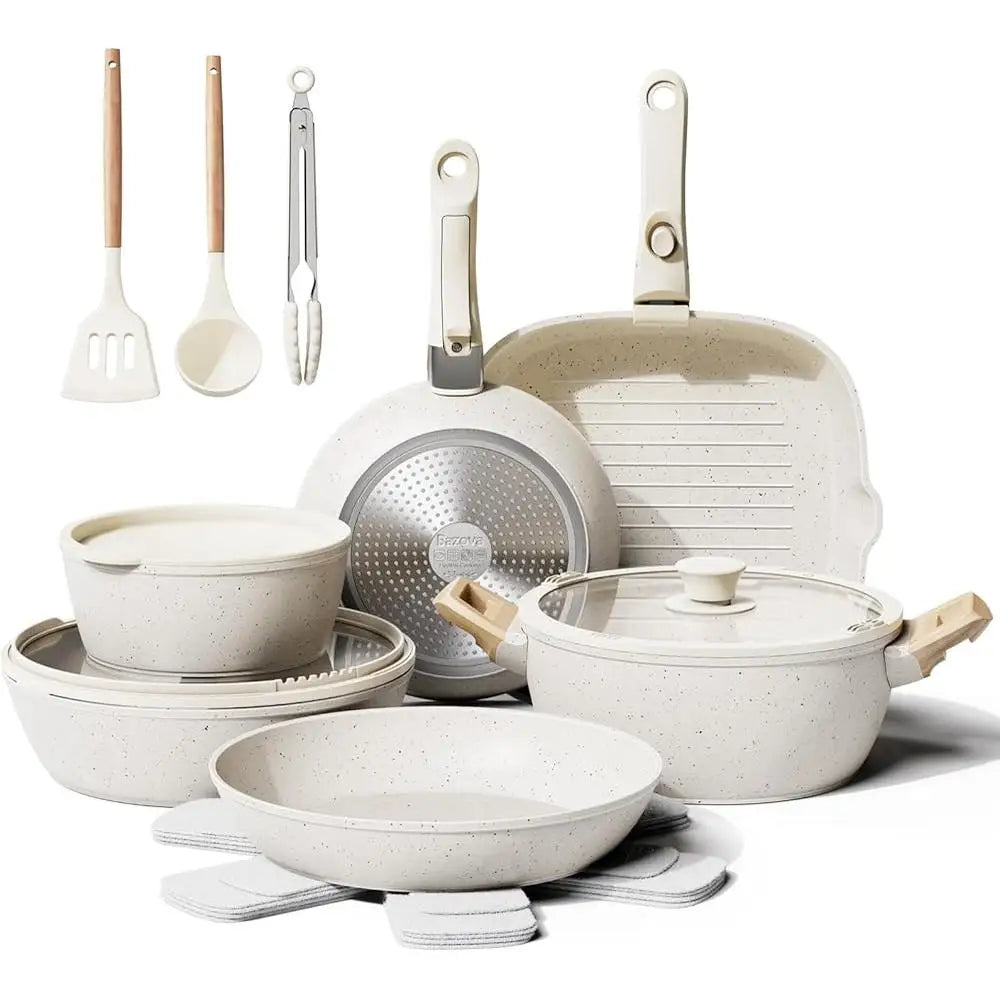 19-Piece Non-Stick Ceramic Cookware Set