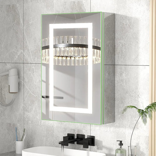 Double-sided LED Mirrored Medicine Cabinet