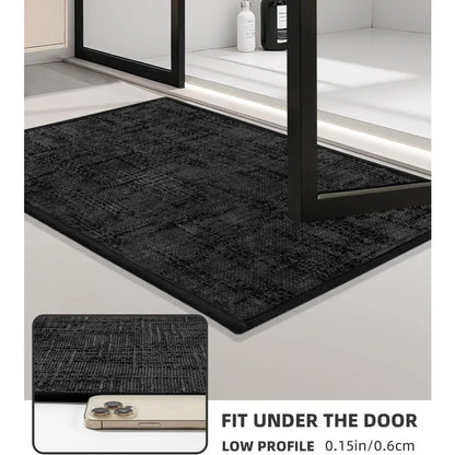 Lightweight & Ultra Thin Absorbent Bathroom Mats~5 Piece Set