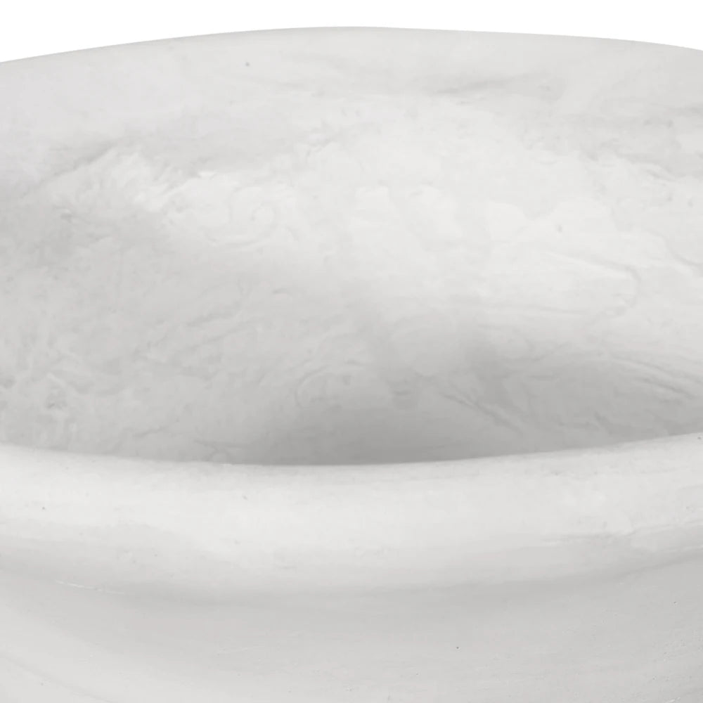 Antique Style White Garden Urn Planter