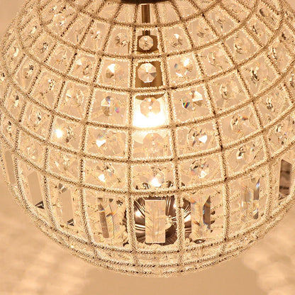 Luxurious Vintage Royal Empire Ball Crystal Chandelier - Decorative vintage crystal chandelier brightening up a vintage-themed space.