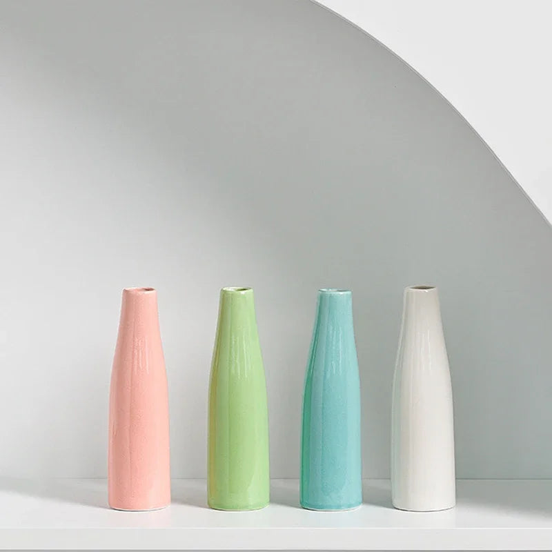 Small Ceramic Nordic Style Flower Bud Vase