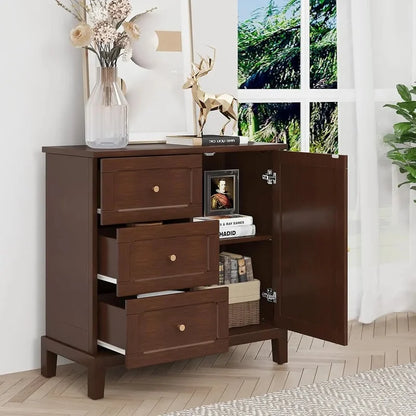 Sideboard/Wooden Storage Cabinet w/Three Drawers