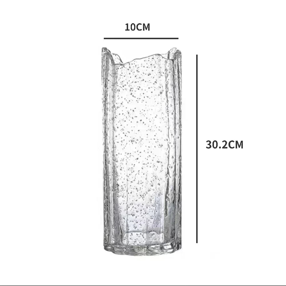 Luminous Ornamental Glass Flower Vase