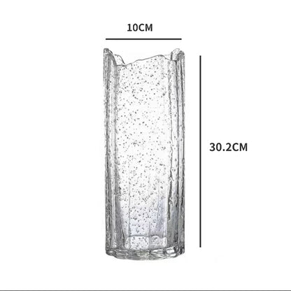 Luminous Ornamental Glass Flower Vase