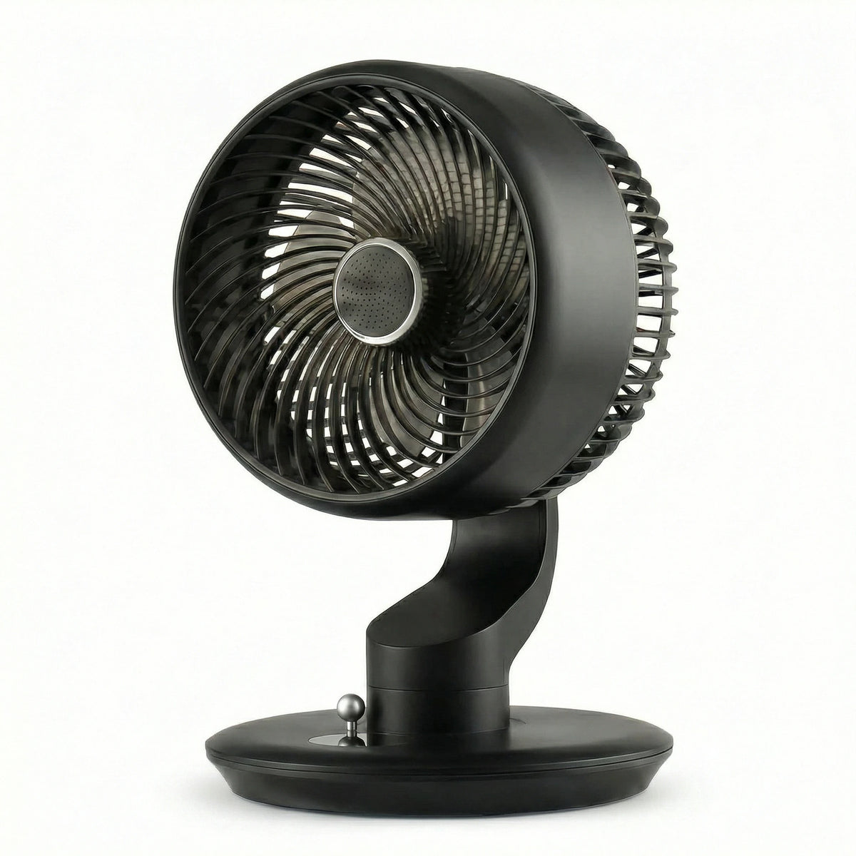 GAITIR Rechargeable Desk Fan - 7800mAh Battery with Smart Touch Display - Black, White, rechargeable desk fan with aroma tray
