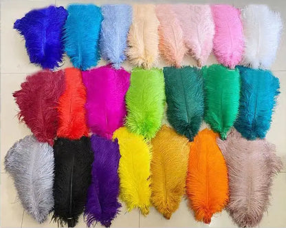 Modern Nordic Ostrich Feather Luxury Floor/Table LED Lamp 