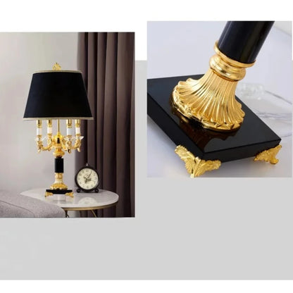 High Quality Modern Table/Floor Lamp~Black/White Lampshade