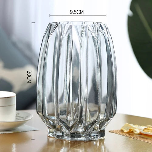 Exquisite Beautiful & Simple Glass Flower Vase 