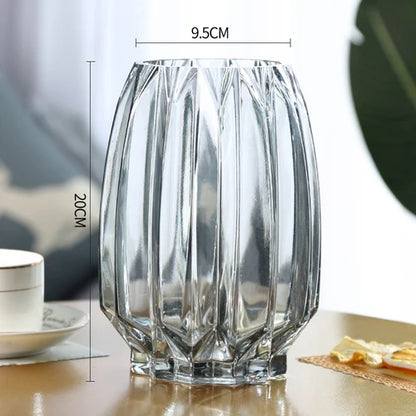 Exquisite Beautiful & Simple Glass Flower Vase 