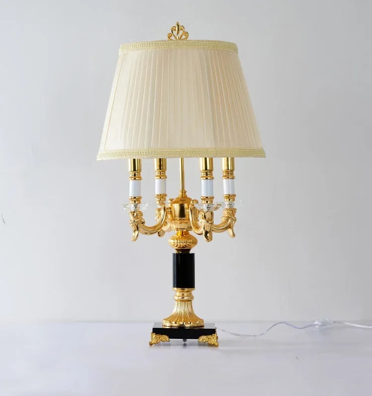 High Quality Modern Table/Floor Lamp~Black/White Lampshade