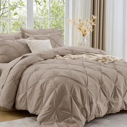 Wrap yourself in ultimate comfort with the Queen comforter set, designed to create a relaxing and aesthetically pleasing bedroom environment.