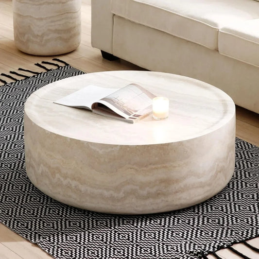 Elegant & Luxurious Round Center Cocktail Table