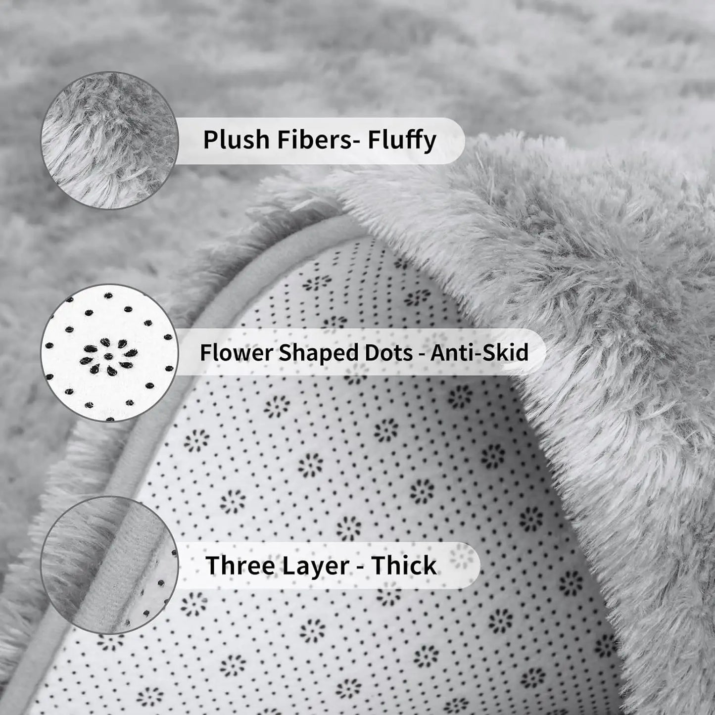 The Luxury Soft Indoor Modern Area Rug