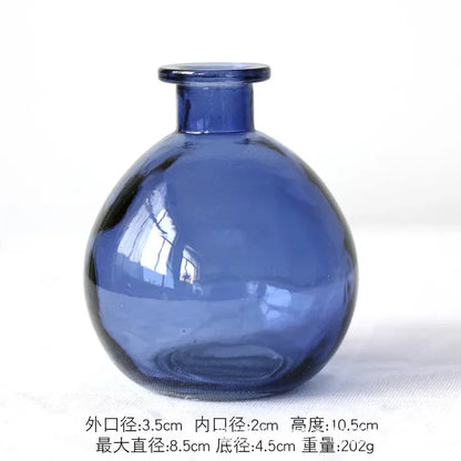 Modern Decorative Small Fresh Flower Glass Tabletop Vases