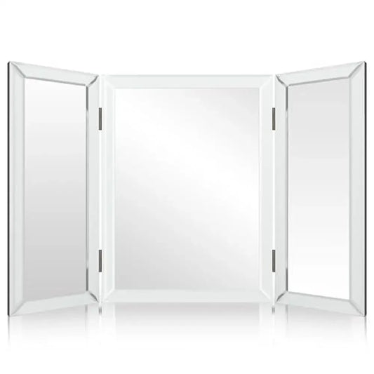 Beautiful & Modern Tri-fold Bathroom Wall Mirror