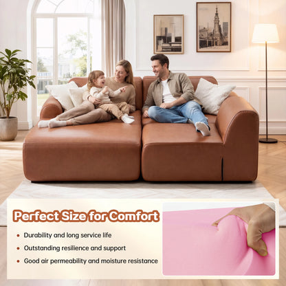 A cozy living room featuring the L-Shaped Modular Sofa, perfect for creating an inviting atmosphere for guests.